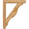 Ekena Millwork Funston Craftsman Rough Sawn Bracket w/ Offset Brace, Western Red Cedar, 6"W x 32"D x 40"H BKT0604X32X40FST04RWR - alternate 2